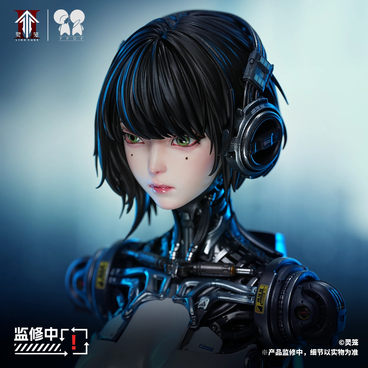 《灵笼》ASH1/4半身像正版手办图片
