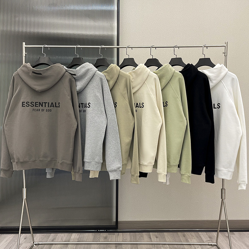 fear of god essentials复线高街宽松男连帽套头卫衣大码fog秋冬