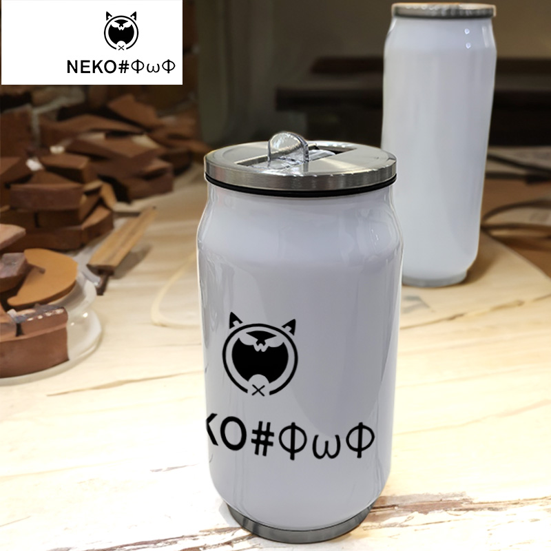 NEKO电子音乐手游音乐世界Cytus 2健身学生家用304不锈钢保温杯子