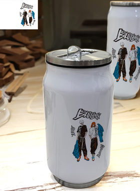 diy蓝色监狱漫画年2024新款健身时尚定制照片定制304不锈钢保温杯