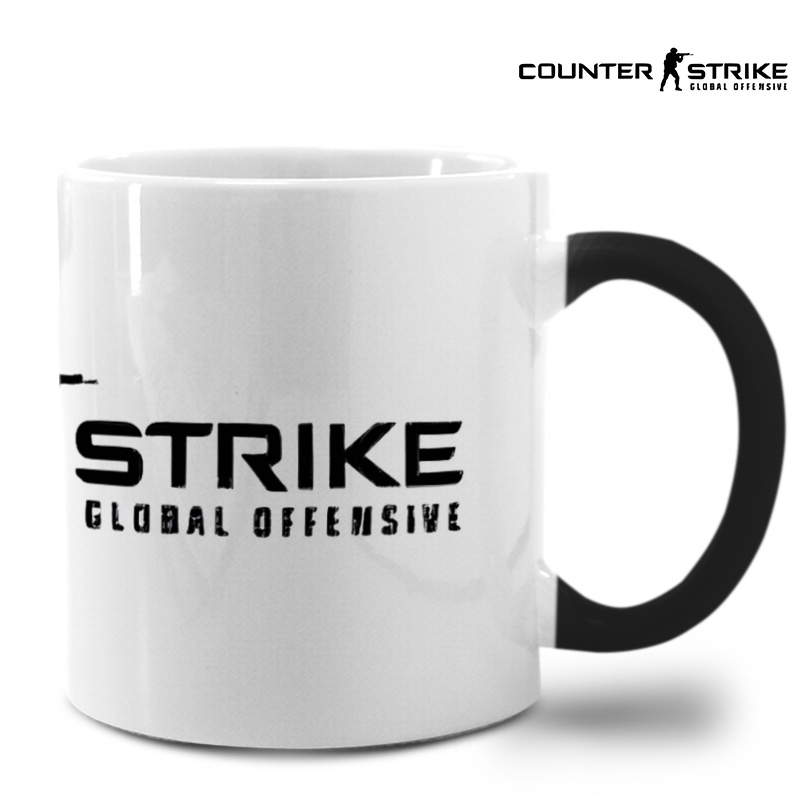 CSGO反恐精英全球攻势变色杯生日快乐定制照片大号马克杯陶瓷水杯