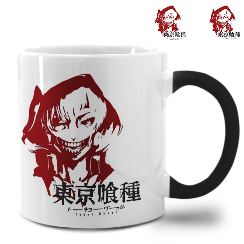东京食尸鬼金木研cos东京喰种变色杯轻奢定制复古马克杯陶瓷水杯