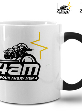 4am战队PEL比赛韦神GodV吃鸡_2变色杯大号高级感马克杯陶瓷水杯子