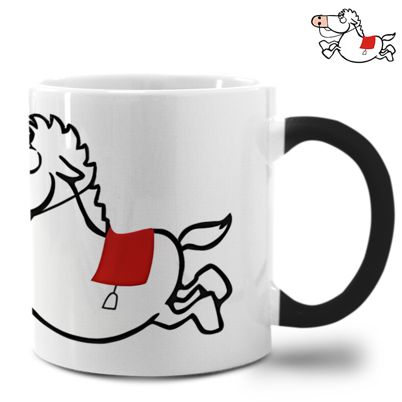 新款西游记白龙马三太子变色杯礼盒喝茶复古时尚马克杯子陶瓷水杯