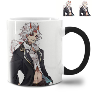 diy原神COS荒泷一斗五郎变色杯恶搞中国风咖啡2025马克杯陶瓷水杯