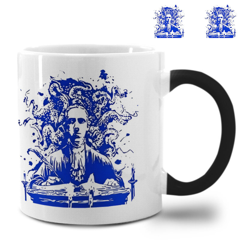 克苏鲁神话架空传说体系小说洛夫克拉夫特变色杯马克杯陶瓷水杯子