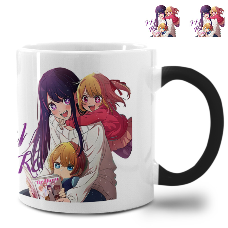 ins我推的孩子星野爱阿库亚露比痛cos变色杯泡花茶马克杯陶瓷水杯