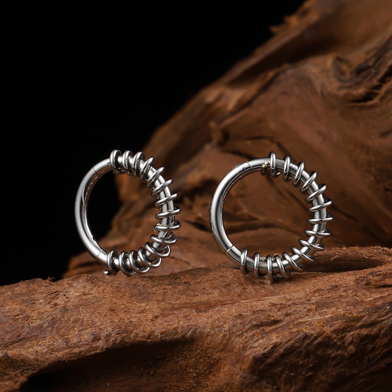 鼻环荆棘缠绕不锈钢创意多功能