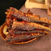 香辣手撕刁子鱼农家自制辣椒酱选子鱼即食下饭剁椒柴火鱼湖南特产