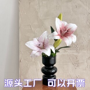 田园欧式 玫瑰仿真花轻奢高端搭配组合花束假花摆件 玫瑰花艺套装