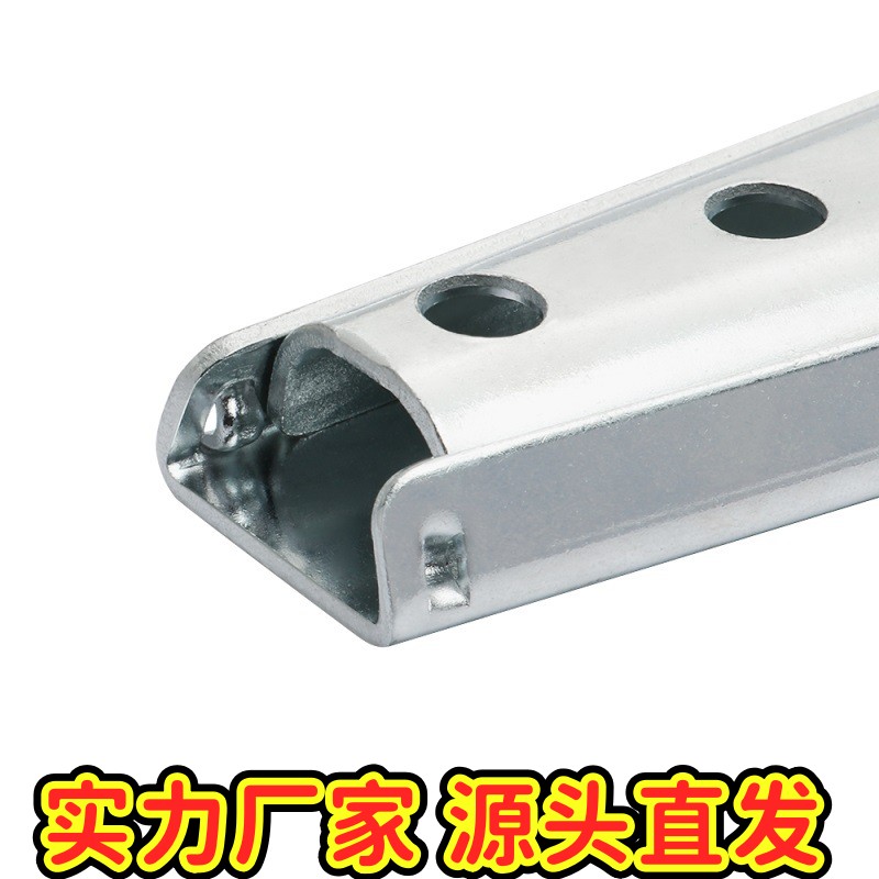 沙发扶手插扣插销家具连接件 三角锥形滑块夹肩沙发紧扣件 五gd46