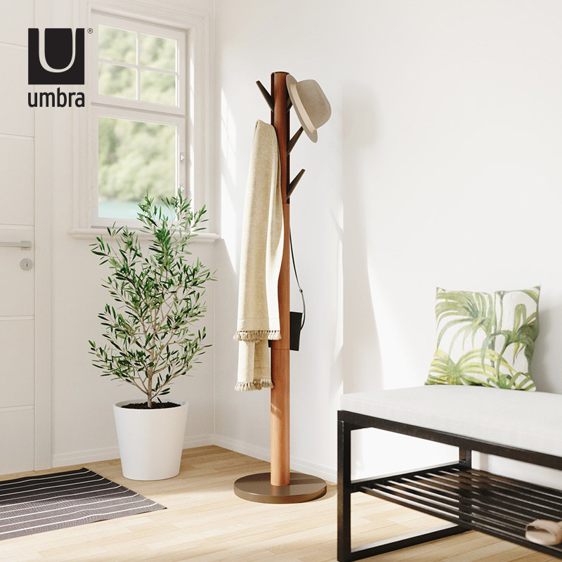 umbra拍击简约多功能落地衣架