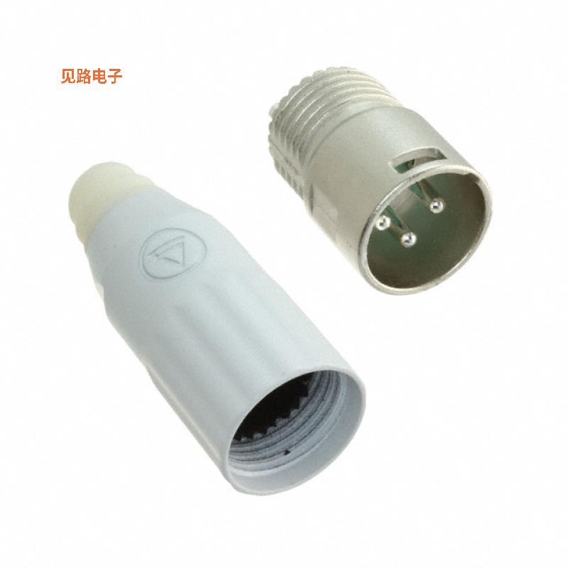 AAA3MWZ -原装[CONN RCPT MALE XLR 3P SOLDER CUP插座，公形引脚