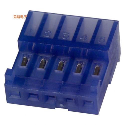 643815-5 -原装[CONN RCPT 5P IDC 26AWG TIN-LEAD插座