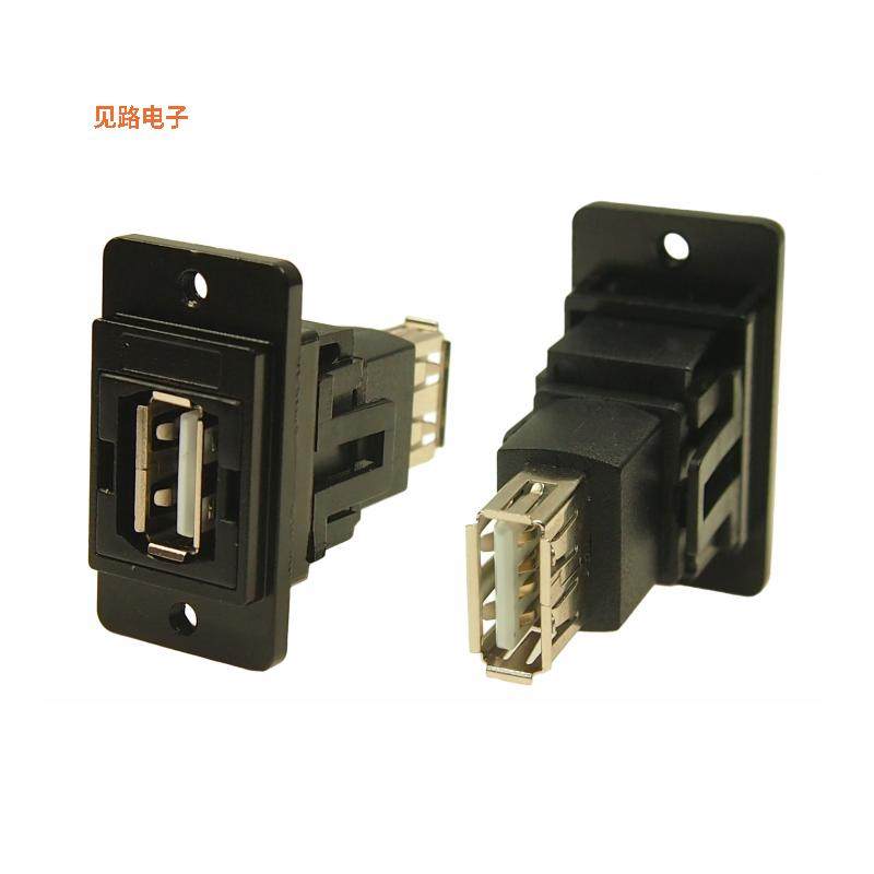 CP30708NMB3 -[全新DUALSLIM BLACK METAL USB2 A-A M3]