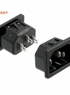 6100.4115 -原装[PWR ENT RCPT IEC320-C14 PNL SLDRIEC 320-C14
