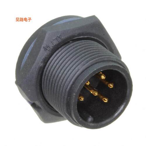 ABD-06PMMS-SC7001 -[全新CONN RCPT MALE 6P GOLD SLDR CUP]