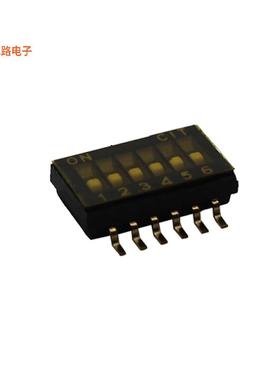 KE06RTGR -原装[SWITCH SLIDE DIP SPST 0.025A 24VSPST