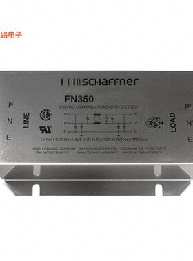 FN350-55-24 -原装[LINE FILTER 250VAC 55A CHASS MNT单相
