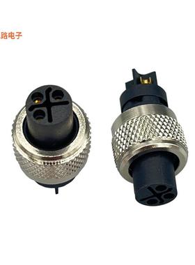858-SP3-203RLU4 -[全新IP67 FEMALE M12 CABLE MOUNT 3 PO]