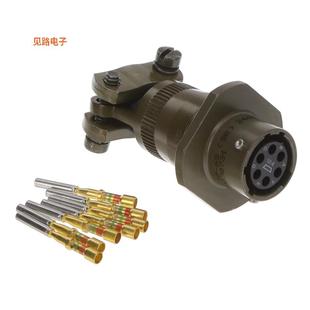 FMALE CRIMP GOLD 6POS RCPT 全新CONN PT01SE