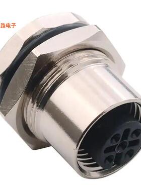 859-005-20SR004 -[全新M12 5P A-CODE FEMALE PANEL SC SS]