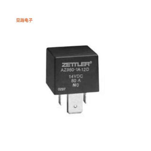 AZ980-1A-12DE -[全新RELAY AUTOMOTIVE SPST 80A 12V]