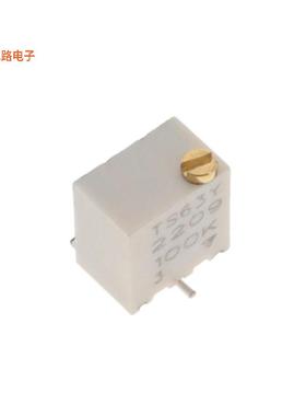TS63Y104KT20 -原装[TRIMMER 100K OHM 0.25W GW TOP100 kOhms