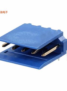 281699-5 -[全新CONN HEADER R/A 5POS 2.54MM]