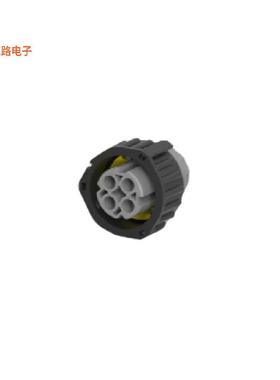 2-1719434-1 -原装[CONN PLUG HSG FMALE 4POS INLINE插头外壳