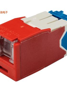 CJH6X88TGRD -原装[CAT6A SPRING SHUTTERED JACK, TG插孔