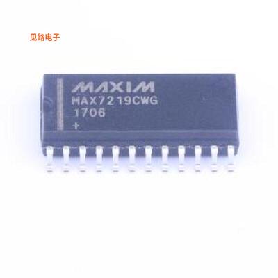 MAX7219CWG+T -正品[SOIC-24-300mil串行接口、8位、L