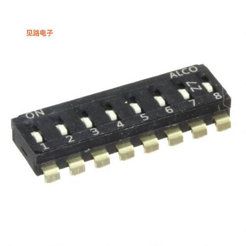EDS08SNRNTU04Q -[全新SWITCH SLIDE DIP SPST 0.025A 2