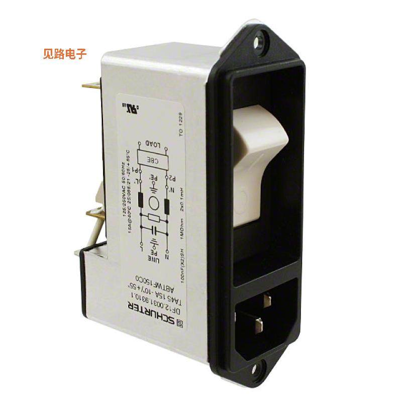 DF12.0031.9310.1 -[全新PWR ENT MOD RCPT IEC320-C14 PNL]