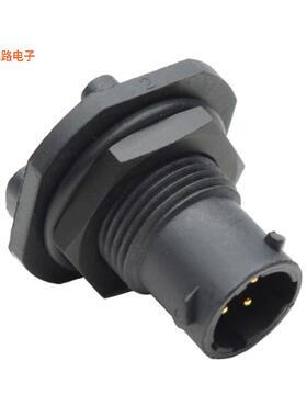 RTS78N4P -原装[CONN RCPT MALE 4P GOLD SLDR CUP插座，公形引脚