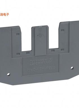 2777027 -原装[CONN TERM BLK END PLATE RAIL GRY端板，导轨型