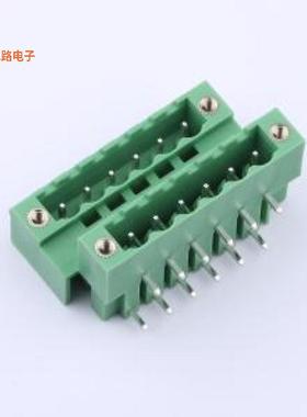 KF2EDGRTM-5.0-2*6P -[绿保插件,P=5mm插拔式接线