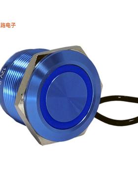 AH1LBUB12 -原装[SWITCH PB DPST-NO/NC 1A 125V前面板安装