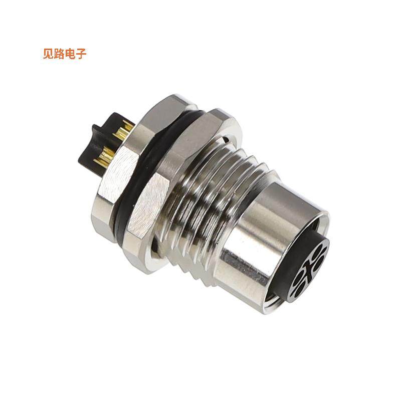 859-SP3-203R004 -[全新IP67 FEMALE M12 PANEL MOUNT 3 PO]