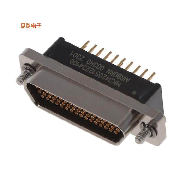 MK-342-051-223-4100 -[全新CONN MICRO-D RCPT 51P VERT SLDR]