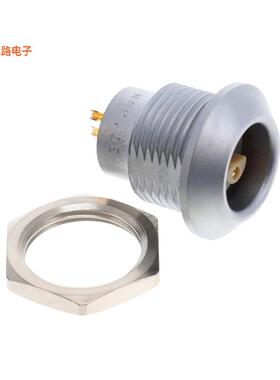 HGP.0E.302.CLLPV -[全新CONN CIRC RCPT 2P GOLD SLDR CUP]