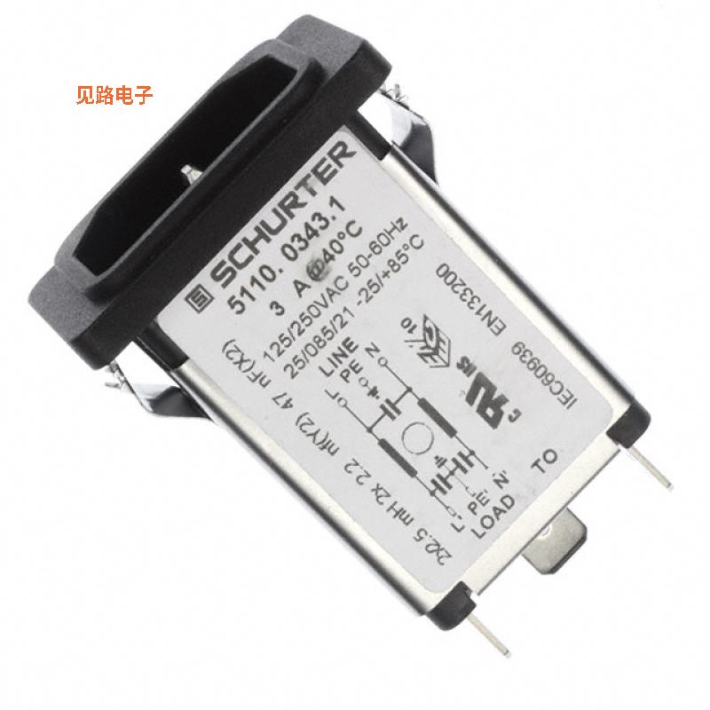 5110.0343.1 -原装[PWR ENT RCPT IEC320-C14 PANEL QCIE