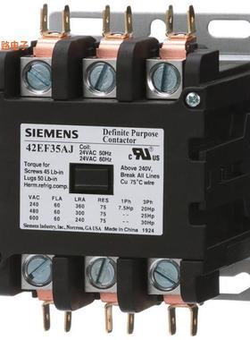 42EF35AJ -原装[CONTACTOR, 42DP,60A,3P,OPEN,24V底座安装