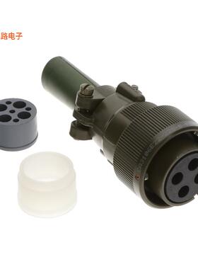 CA3106E22-22S-B-F80-F0 -原装[CONN PLUG W/SKT 4POS插头外壳