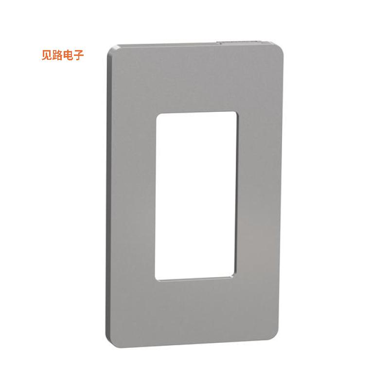 SQWP141001GY -[全新1 GANG SCREWLESS MATTE WALL PLAT]