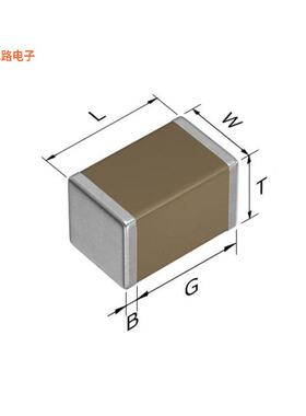 CGA4J1X8L1H105K125AE -原装[CAP CER 1UF 50V X8L 08051 F