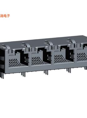 ARJM14A1-502-AB-EW2 -原装[CONN JACK 4PORT PCBRJ45