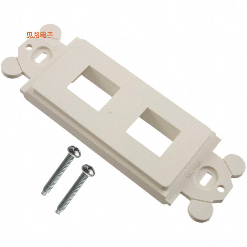 NK2RMFIW -[全新MOD FRAME SNGL GANG 2PORT WHITE]