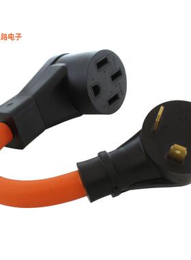 RVTT1450-012 -[全新1ft TT-30P to 14-50R RV Adapter]