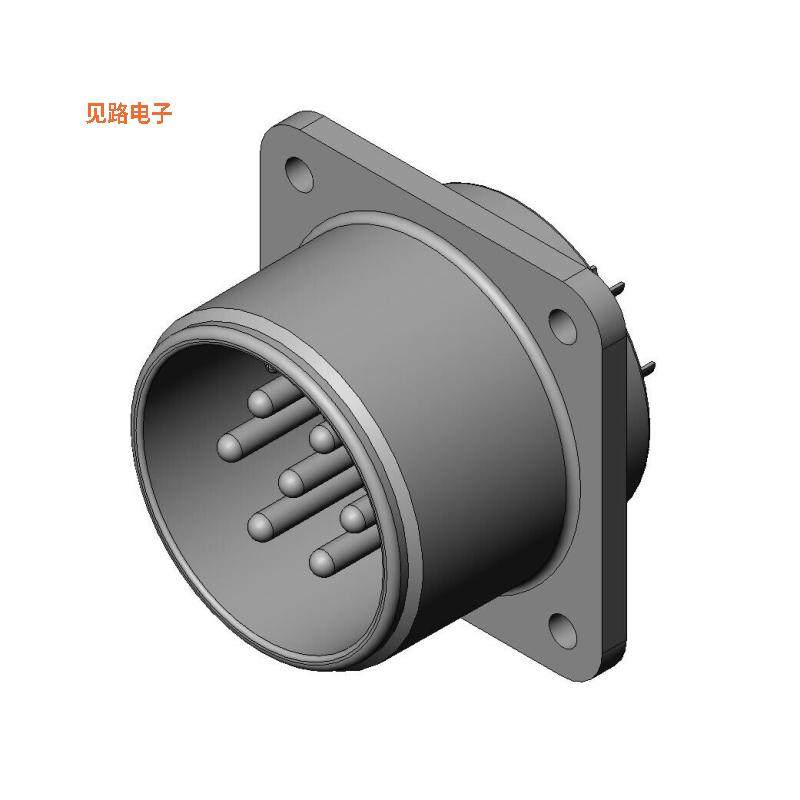 JL04V-2E20-15PE-B-R -[全新CONN RCPT MALE 7P SILV SLDR CUP]